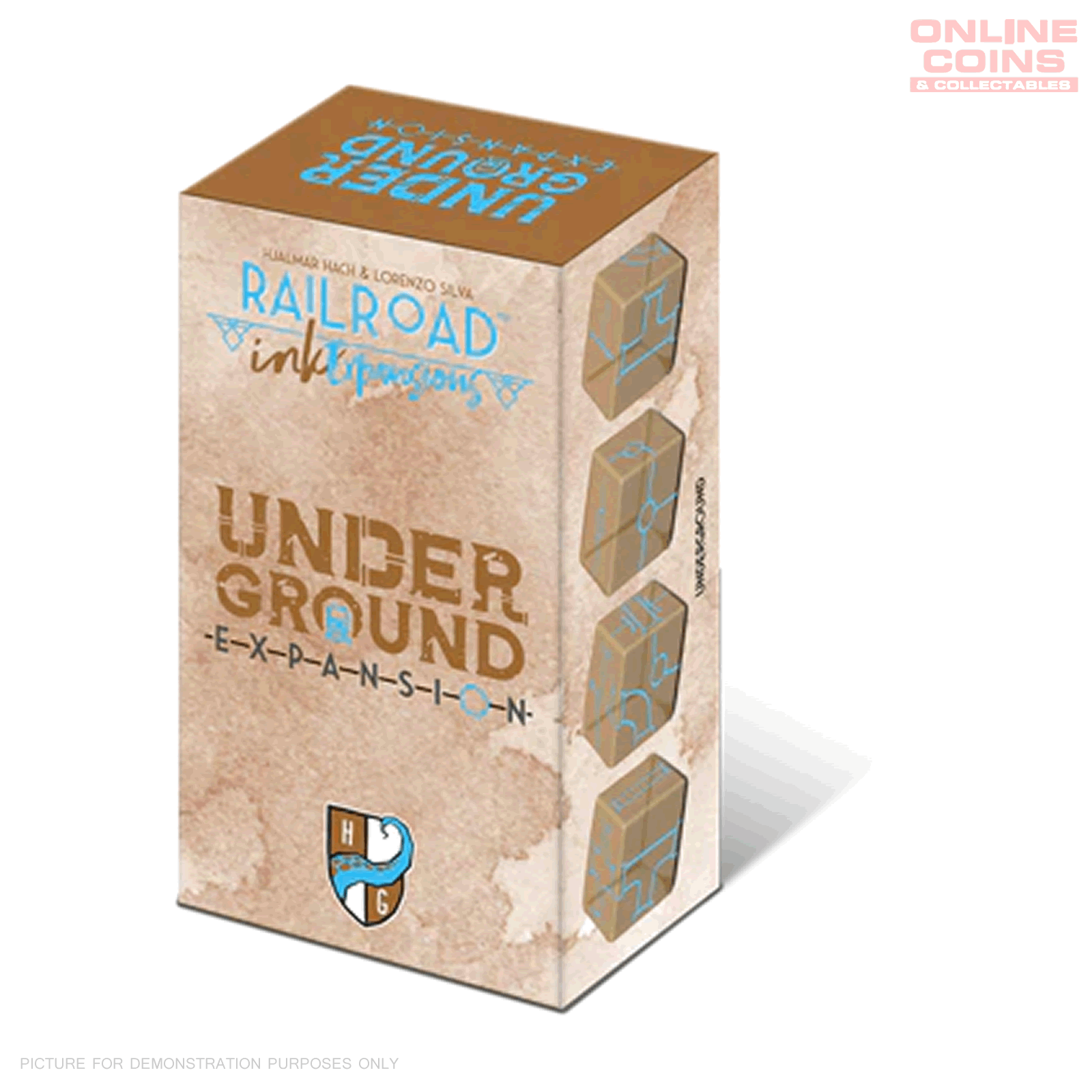 Railroad Ink - Challenge Dice Expansion - Underground Pack